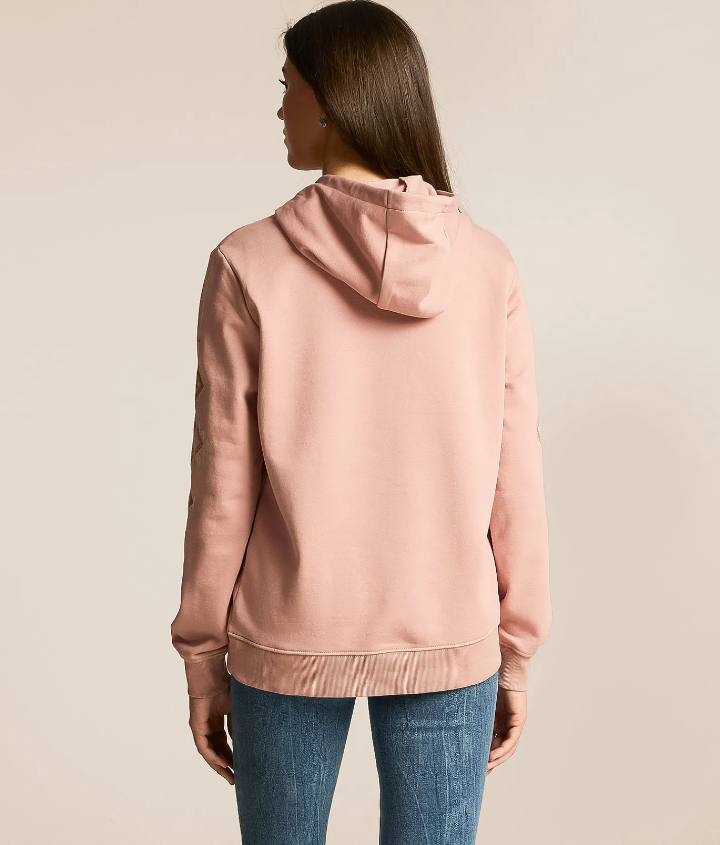 Tops | Wrangler® Logo Hooded Sweatshirt Misty Rose