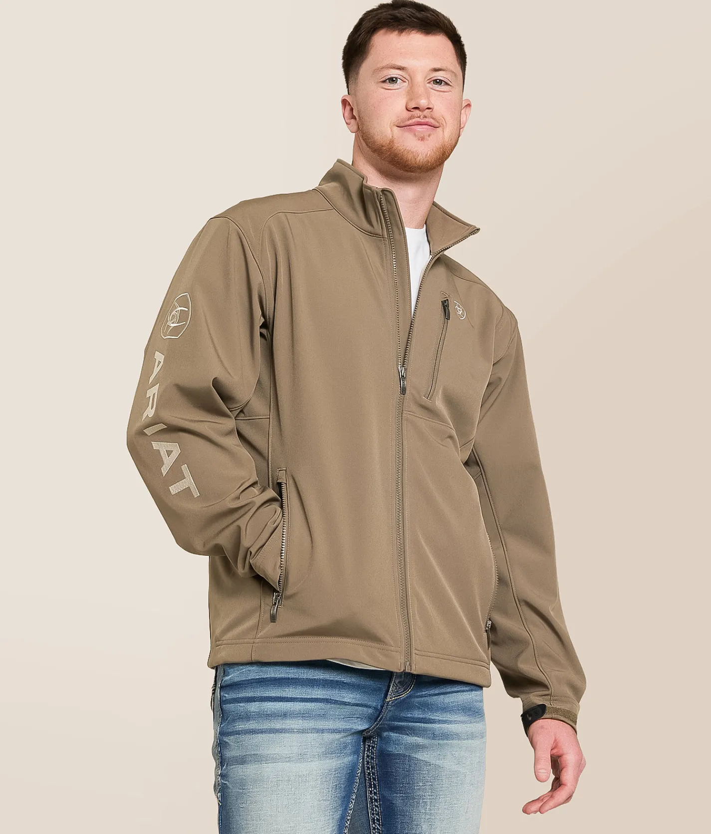 Tops|Coats & Jackets | Ariat Logo 2.0 Patriot Softshell Jacket Morel