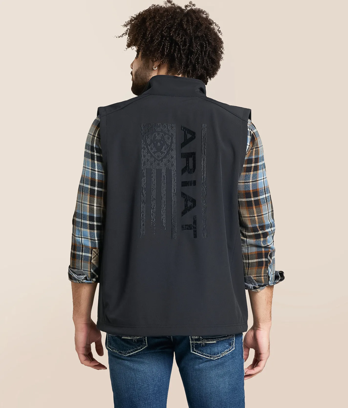 Tops|Coats & Jackets | Ariat Logo 2.0 Patriot Softshell Vest Black