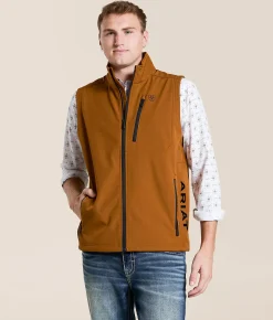 Ariat Logo 2.0 Patriot Softshell Vest Chestnut New