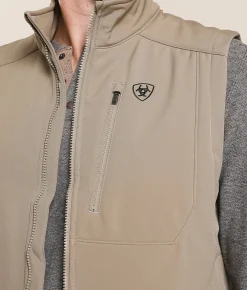 Tops|Coats & Jackets | Ariat Logo 2.0 Patriot Vest Greige
