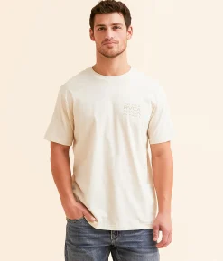 Graphic T-Shirts|Activewear | RVCA Logo Shatter Sport T-Shirt Silver Bleach