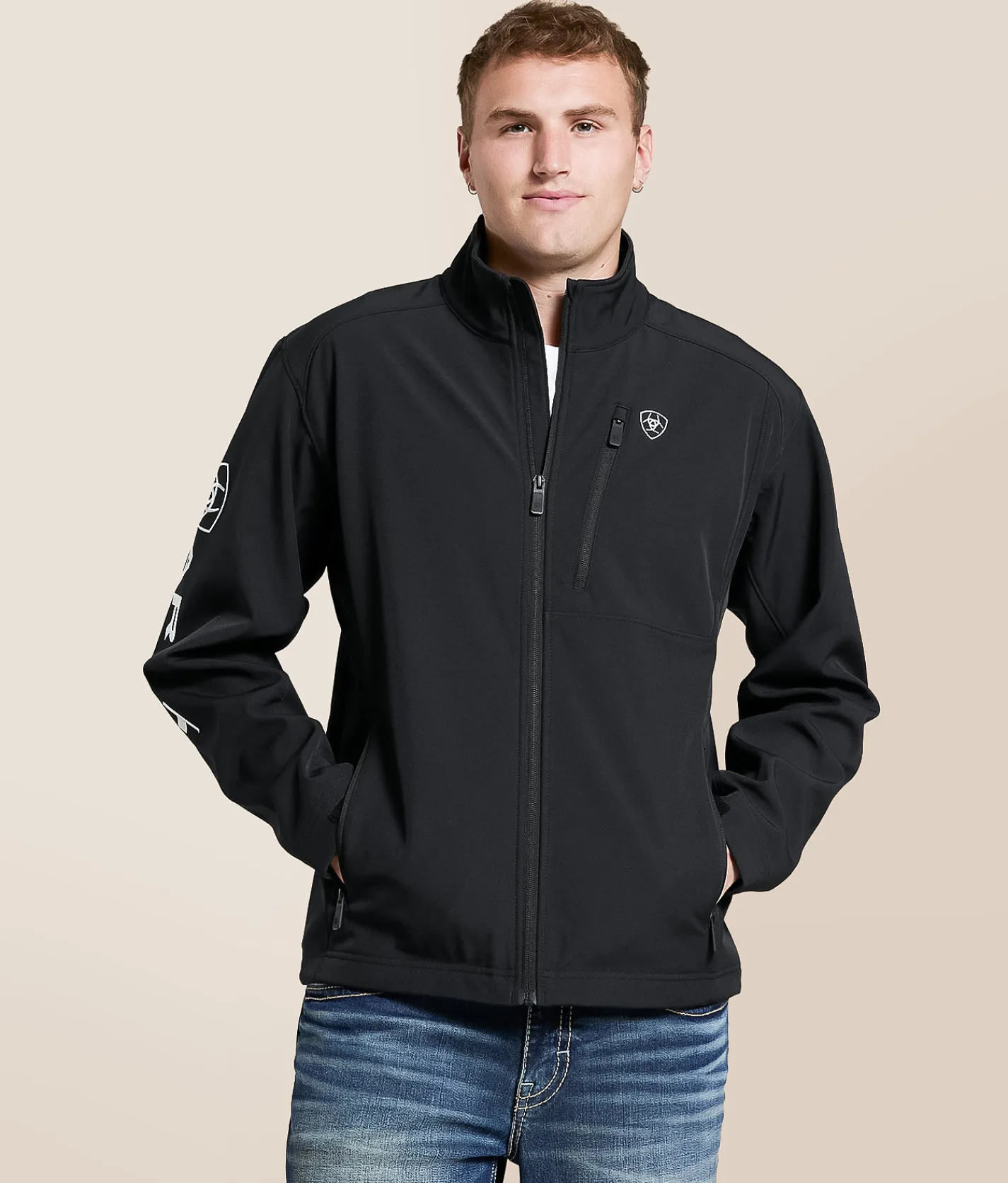 Tops|Coats & Jackets | Ariat Logo 2.0 Softshell Jacket Black