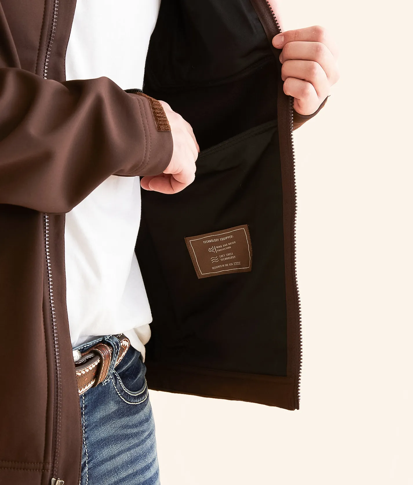 Ariat Logo 2.0 Softshell Jacket Coffee Bean Online