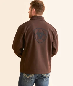 Ariat Logo 2.0 Softshell Jacket Coffee Bean Online