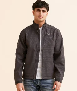 Ariat Logo 2.0 Softshell Jacket Phantom Emboss Outlet