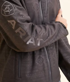 Ariat Logo 2.0 Softshell Jacket Phantom Emboss Outlet