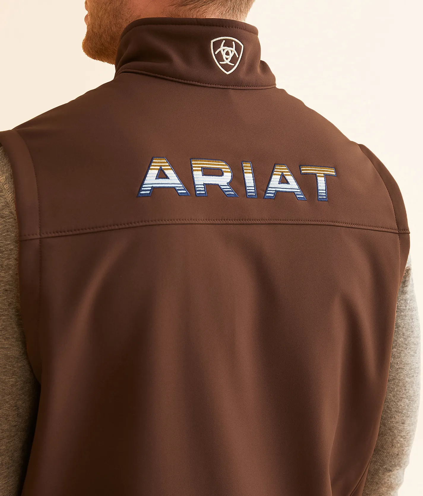 Ariat Logo 2.0 Softshell Vest Shaved Chocolate Discount