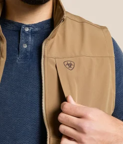 Ariat Logo 2.0 Softshell Vest Malt Ball Discount