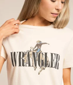 Tops | Wrangler® Logo T-Shirt Antique White