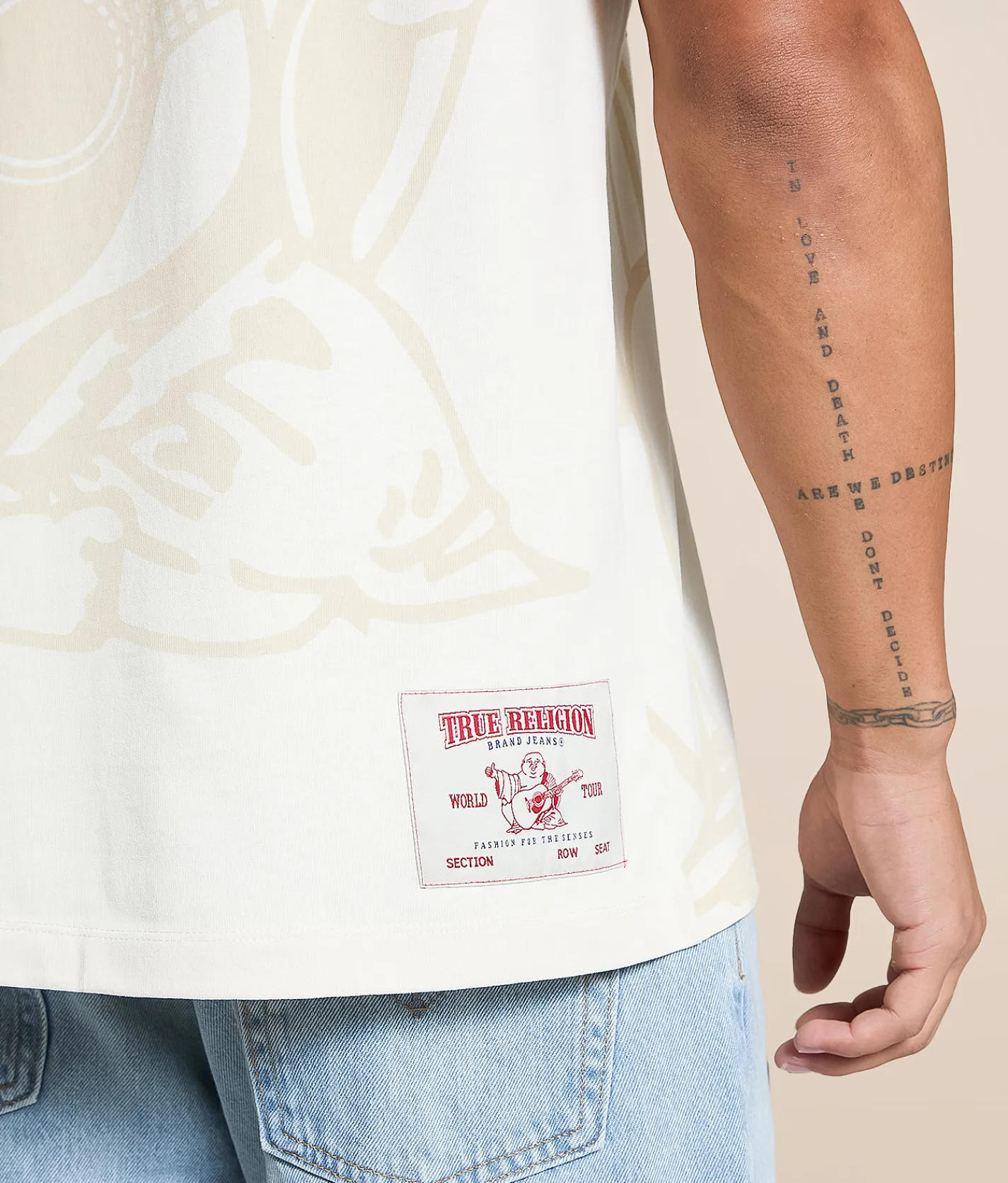 Tops|Graphic T-Shirts | True Religion Logo T-Shirt Jet Black