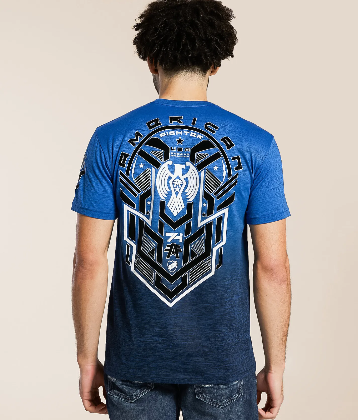 Graphic T-Shirts | American Fighter Lomita T-Shirt Palace Blue Limoges