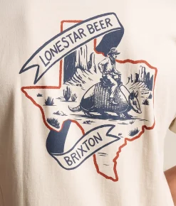 Brixton Lonestar Armadillo T-Shirt Cream Best