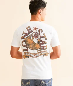 Ripple Junction® Lone Star Beer T-Shirt White Discount