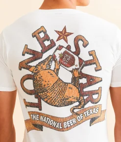 Ripple Junction® Lone Star Beer T-Shirt White Discount
