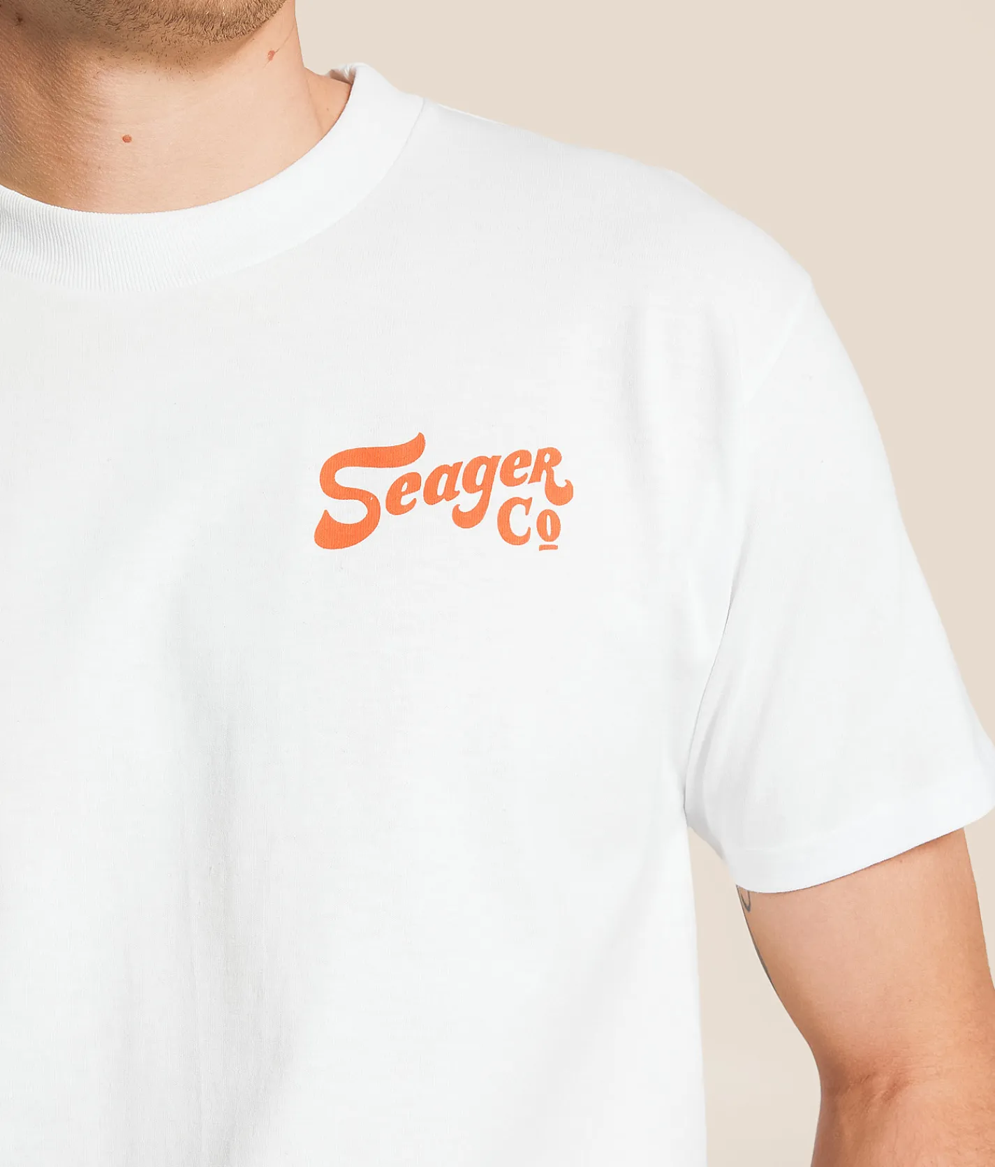 Graphic T-Shirts | Seager Lonestone T-Shirt White