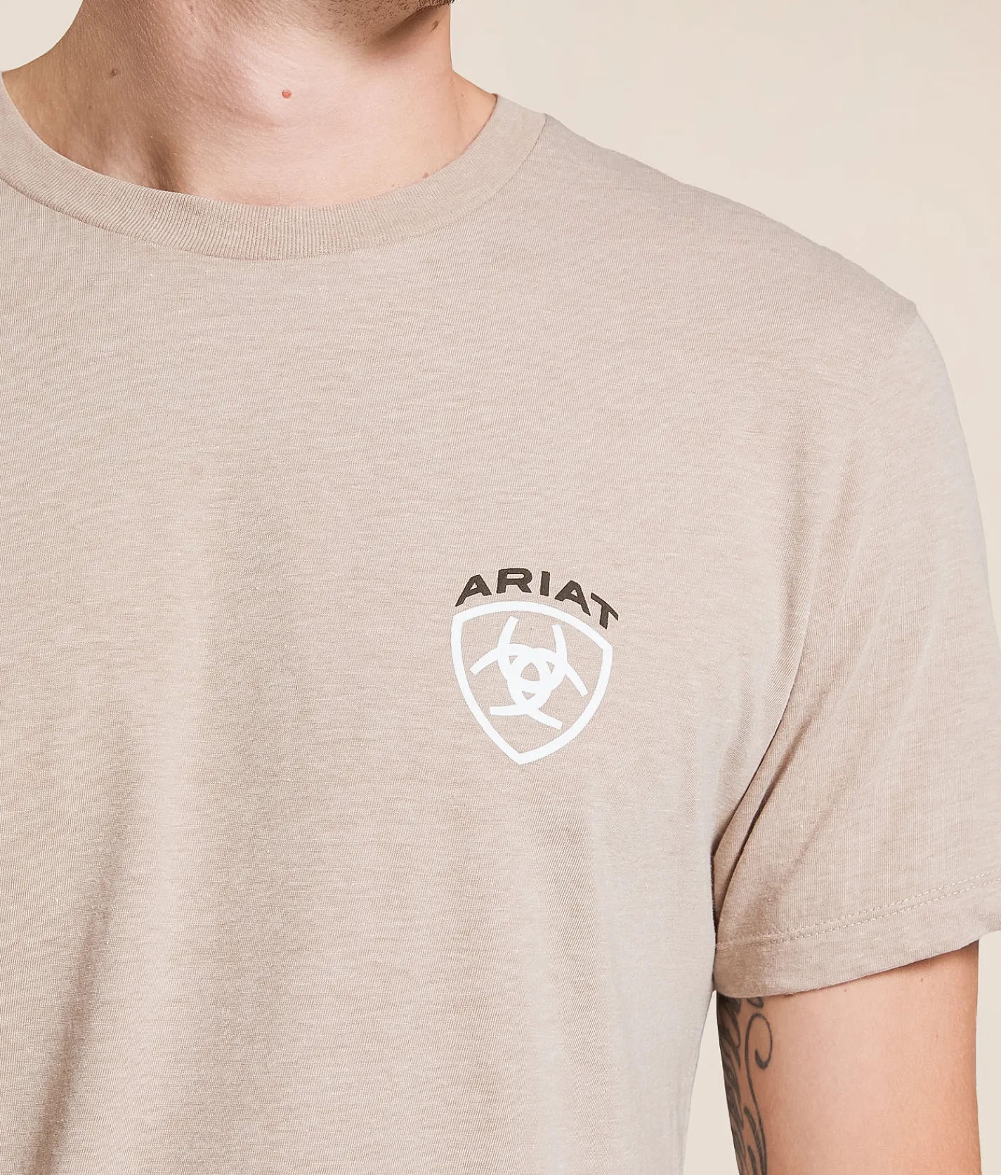 Ariat Longhorn Patriot T-Shirt Brindle Heather Sale