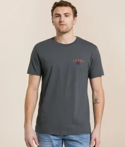 Graphic T-Shirts | Ariat Longhorn Thrashed T-Shirt Dark Shadow