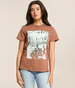 Tops | Wrangler® Long Live Cowboys T-Shirt Cacao Nibs Heather