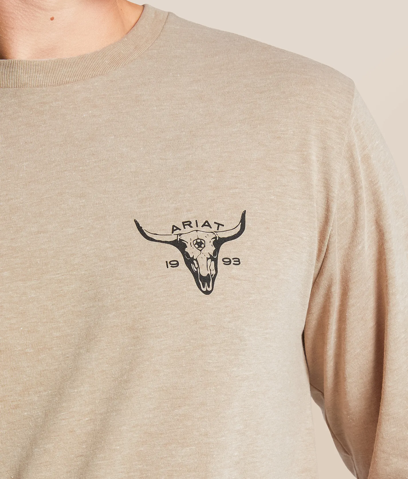 Ariat Longmount T-Shirt Brindle Heather Best