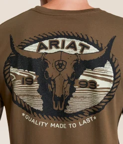 Ariat Longmount T-Shirt Teak Online