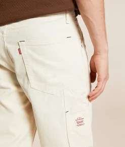 Levi's® 568 Loose Straight Carpenter Jean Undyed Ecru Greige New