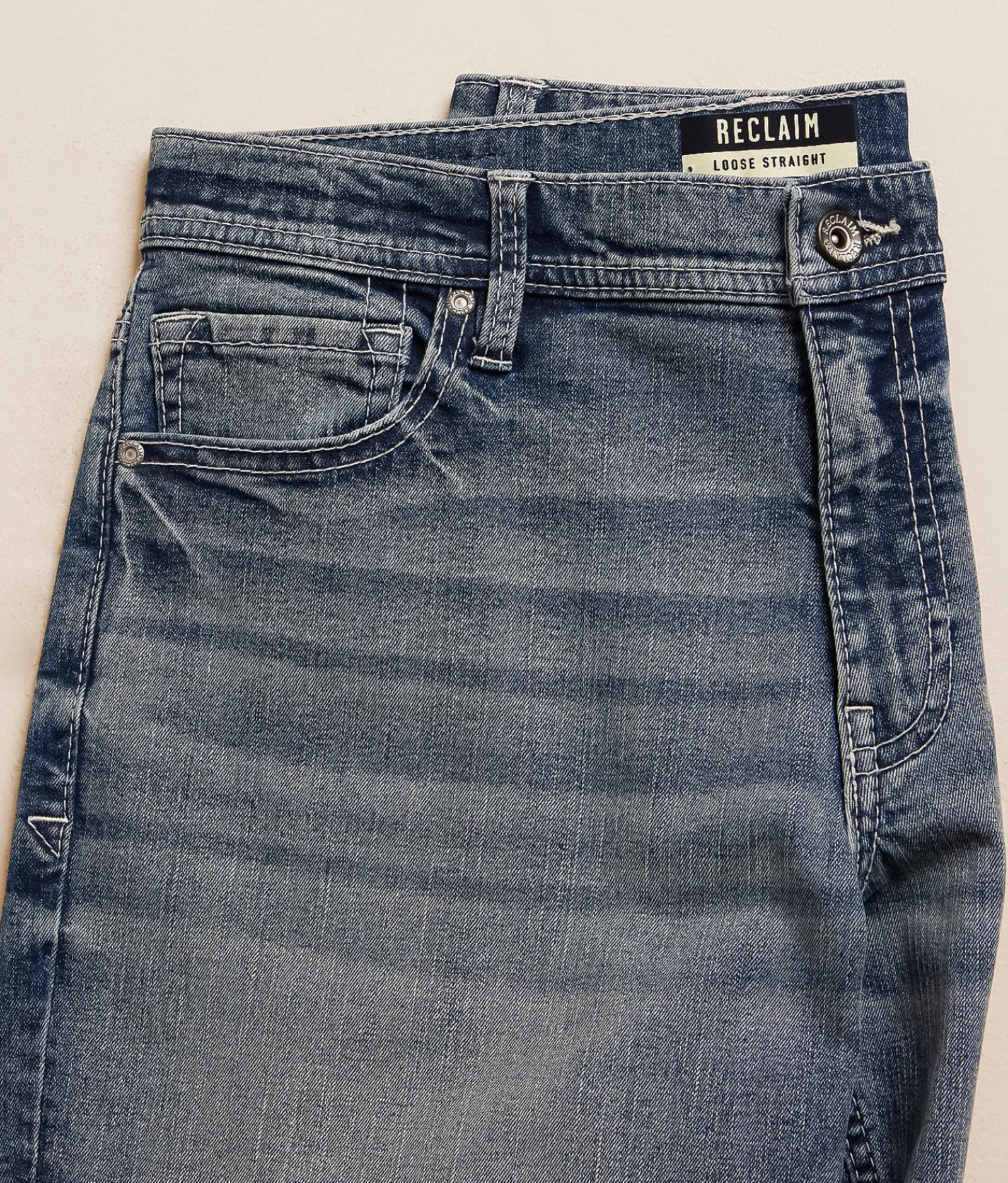 Reclaim Loose Straight Stretch Jean Hugo Clearance