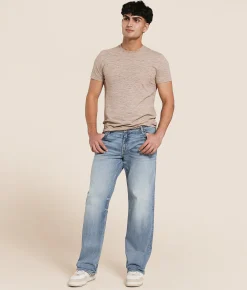 Bottoms|Jeans | Reclaim Loose Straight Stretch Jean Rouen