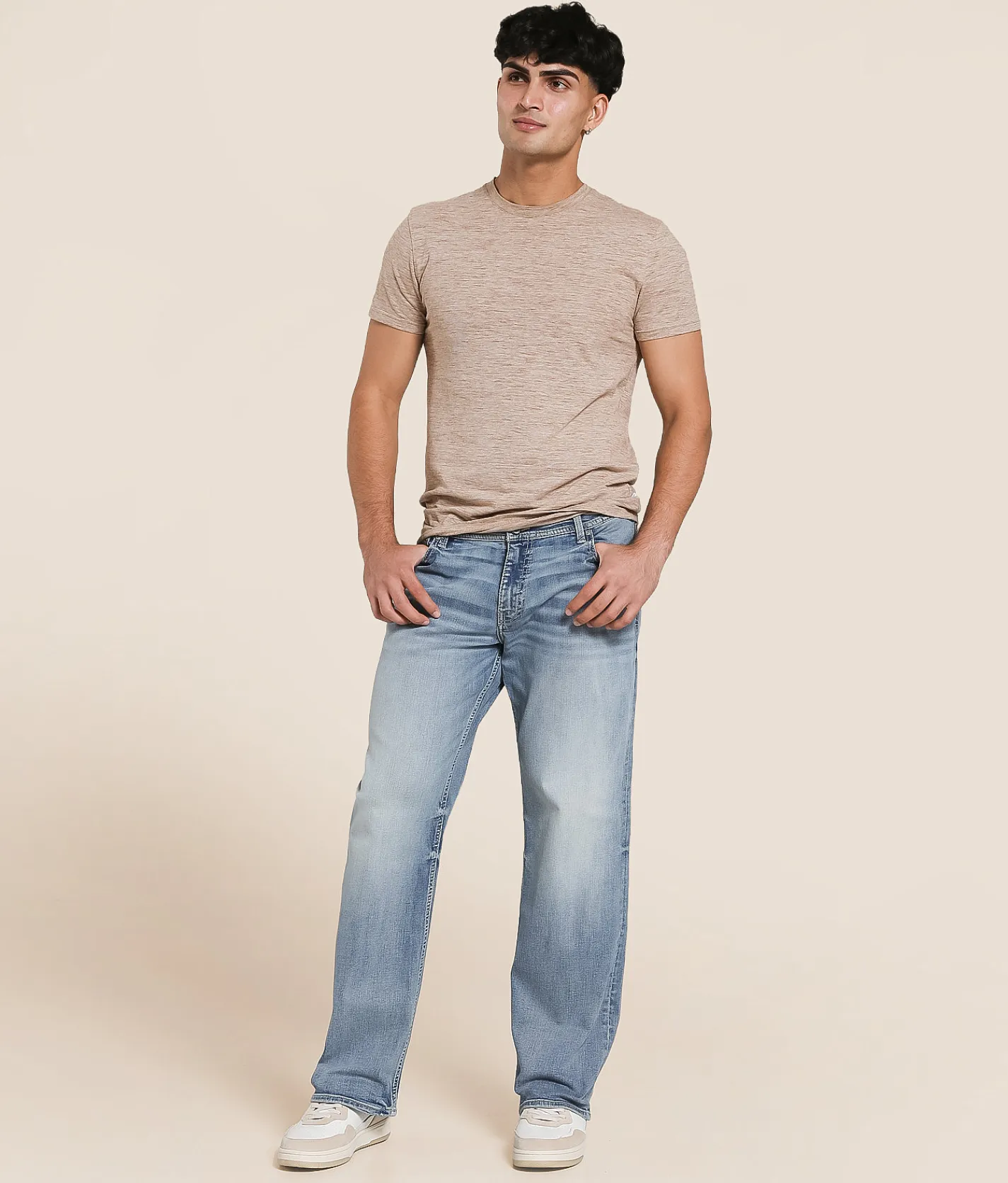 Bottoms|Jeans | Reclaim Loose Straight Stretch Jean Rouen