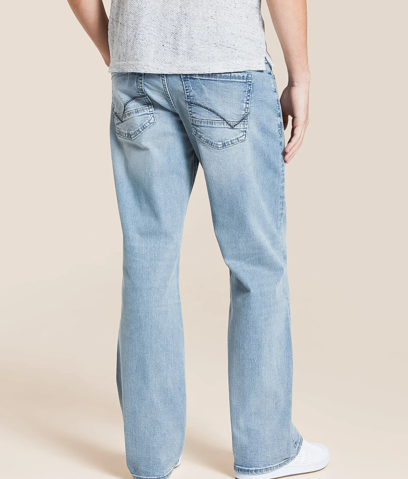 Bottoms|Jeans | Reclaim Loose Straight Stretch Jean Maru