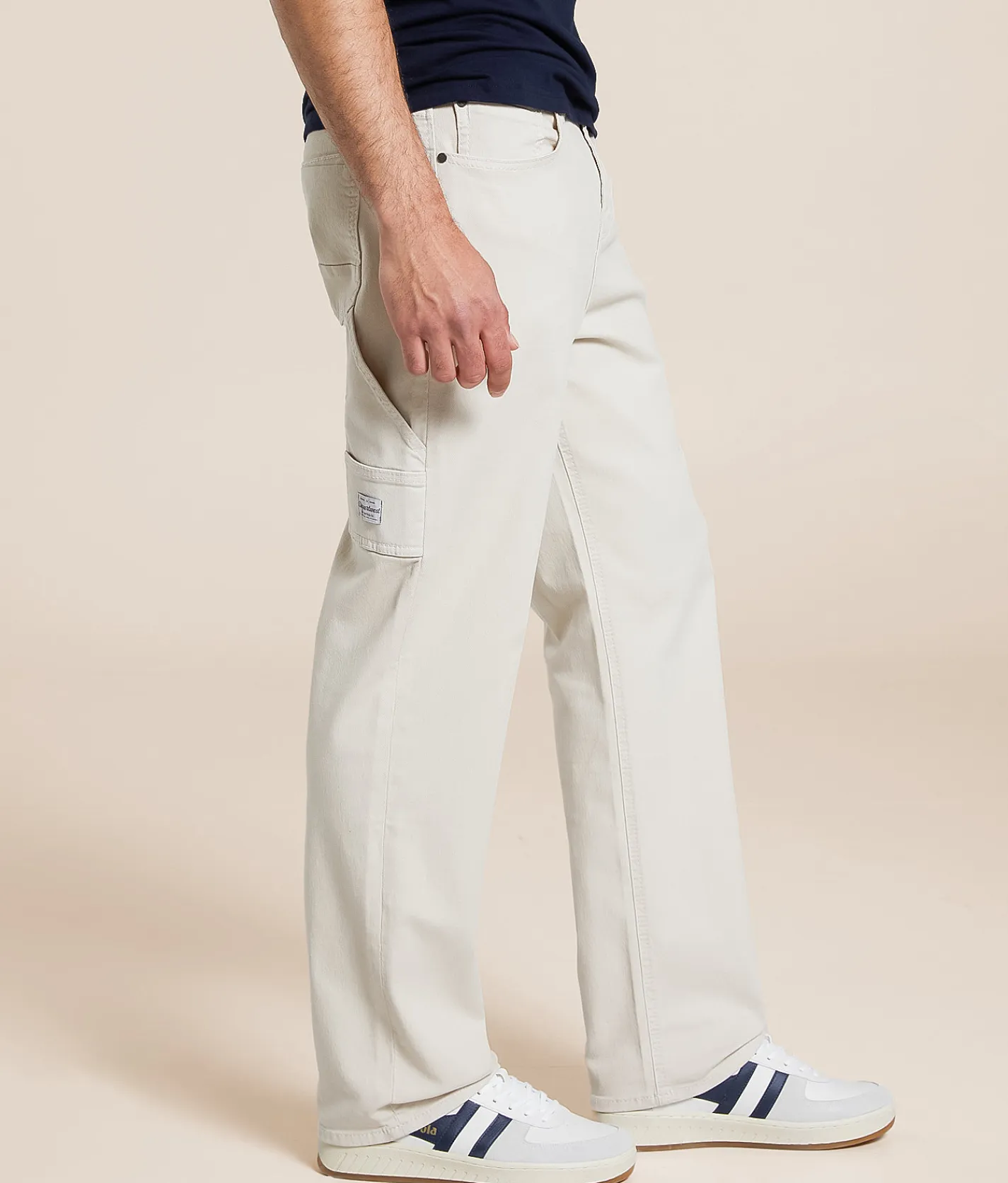 Bottoms|Jeans | Departwest Loose Straight Utility Stretch Jean Ozero