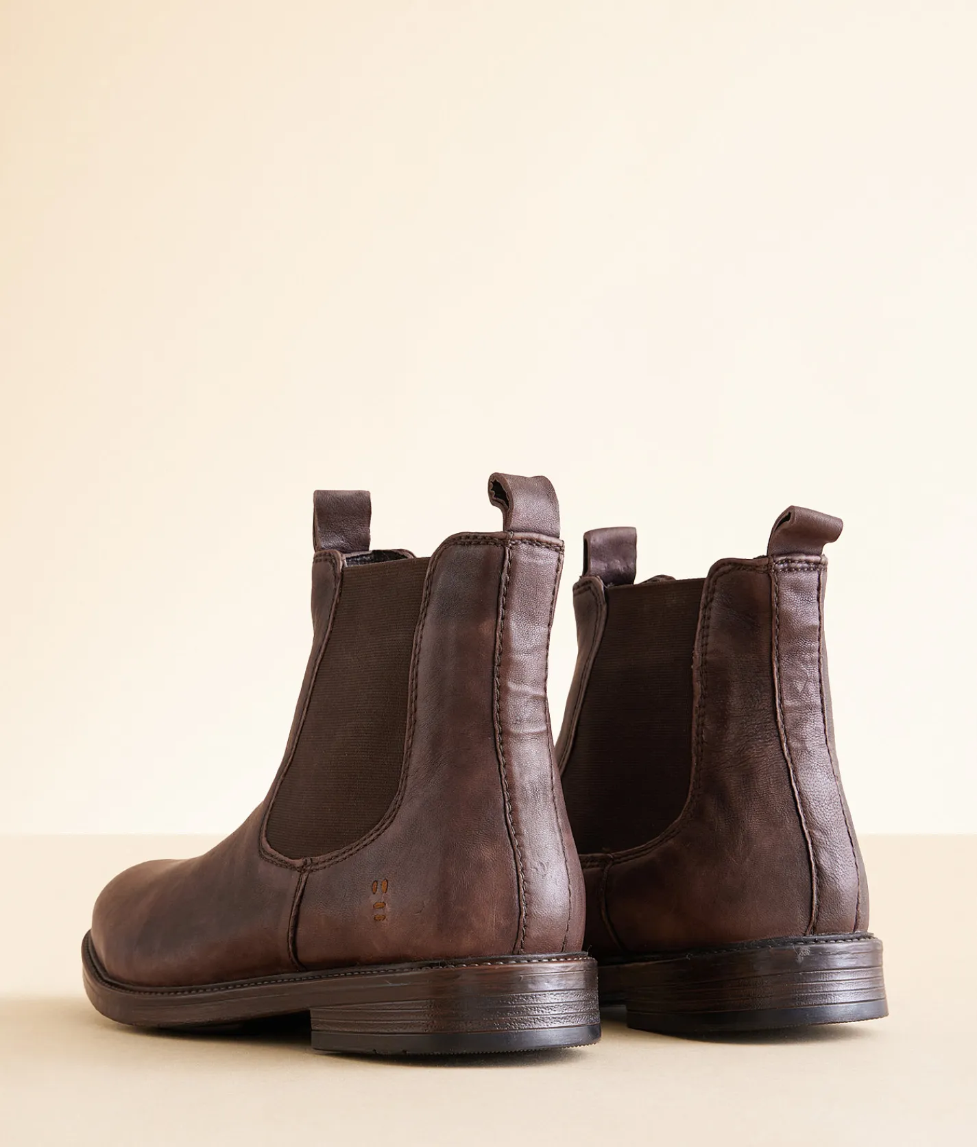 Roan by Bed Stu Looting Leather Chelsea Boot Chocolate Napal TML