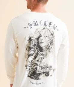 Sullen Los Angeles T-Shirt Antique White Clearance