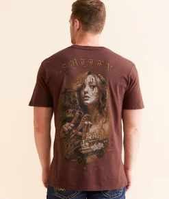 Graphic T-Shirts | Sullen Los Angeles T-Shirt Puce