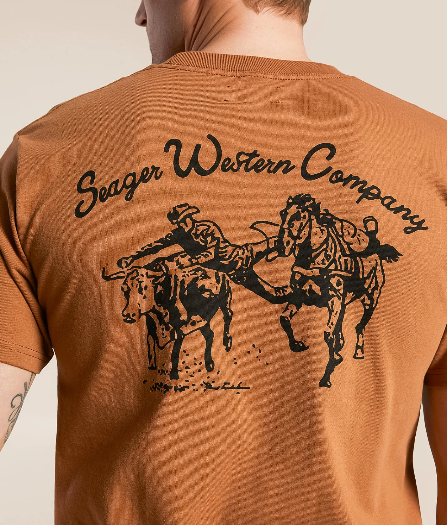Graphic T-Shirts | Seager Los Rios T-Shirt Brown