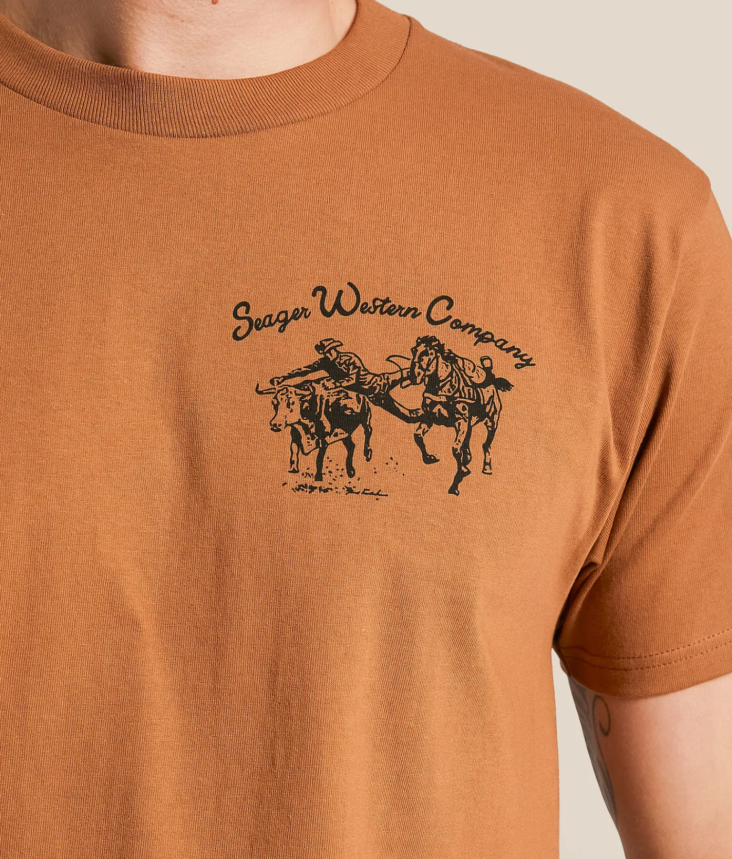 Graphic T-Shirts | Seager Los Rios T-Shirt Brown