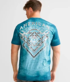 Graphic T-Shirts | American Fighter Lost Springs T-Shirt Shade Colonial Blue