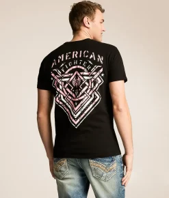 Tops|Graphic T-Shirts | American Fighter Lost Springs T-Shirt Black