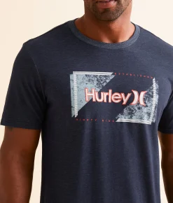 Graphic T-Shirts | Hurley Lotto T-Shirt Obsidian Ocean Bliss