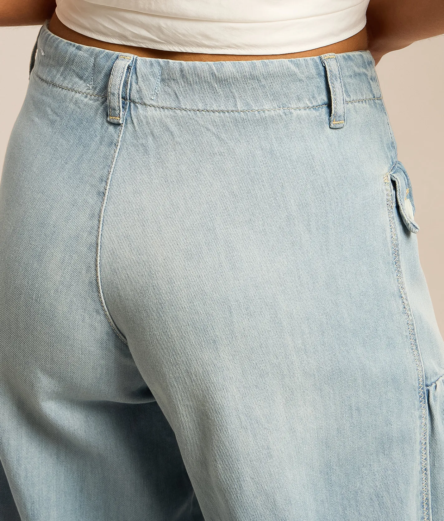 Jeans|Bottoms | Free People Lotus Wide Leg Jean Bijou Blue