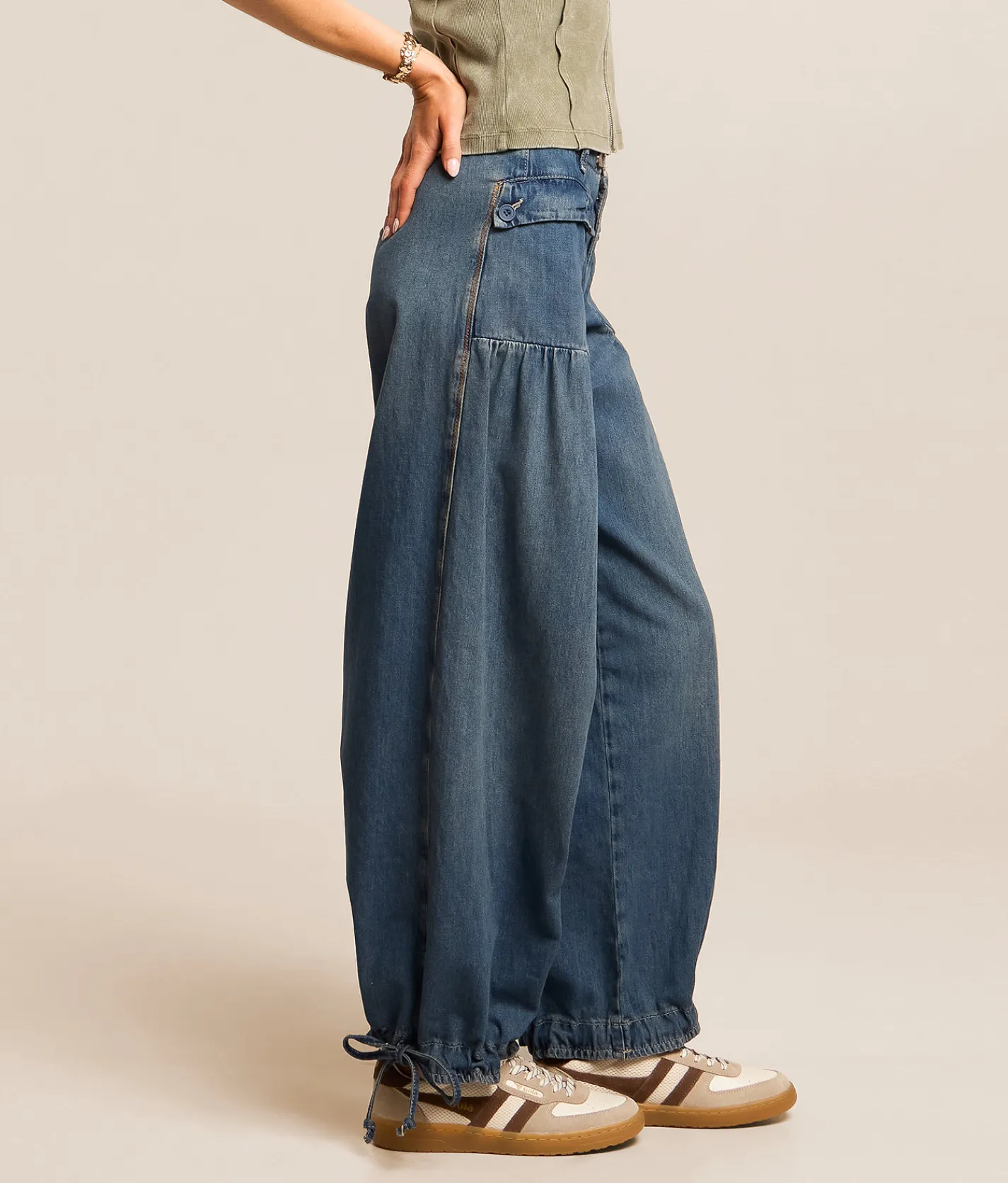Free People Lotus Wide Leg Jean Juno Hot