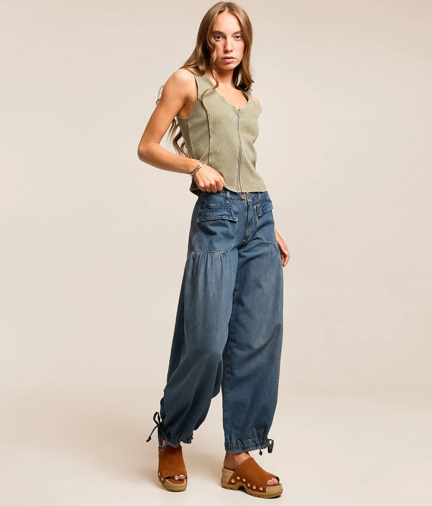 Free People Lotus Wide Leg Jean Juno Hot