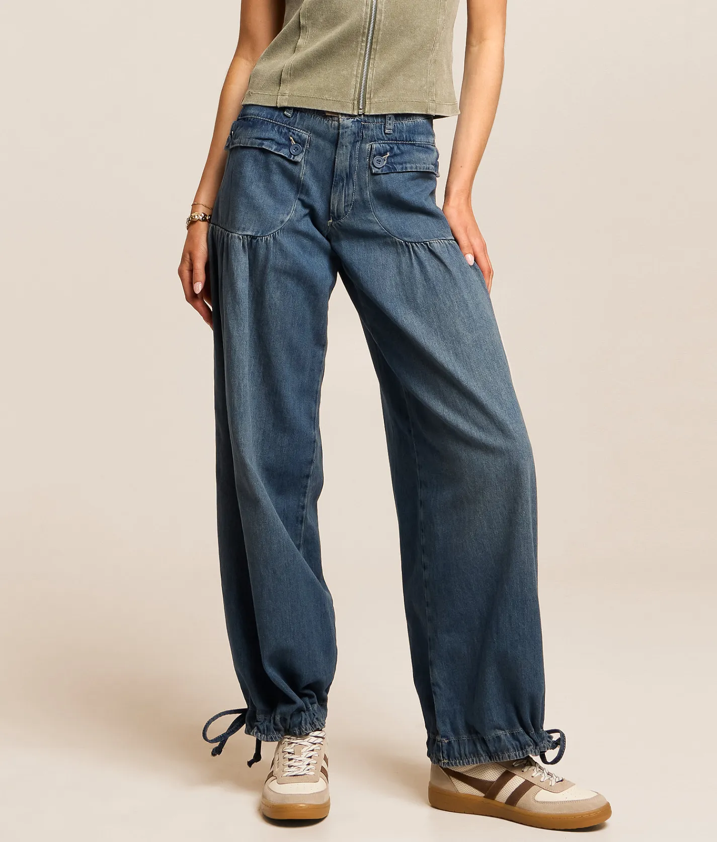 Free People Lotus Wide Leg Jean Juno Hot