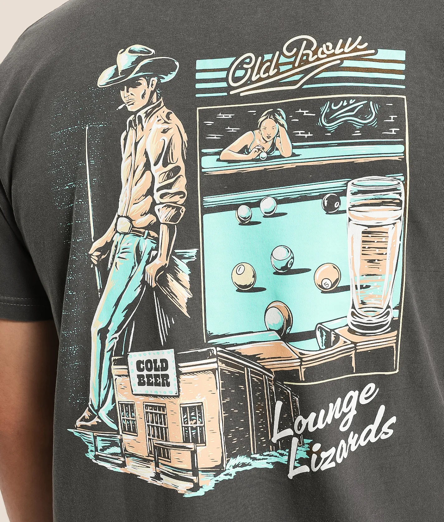 Tops|Graphic T-Shirts | Old Row Lounge Lizards T-Shirt Pepper