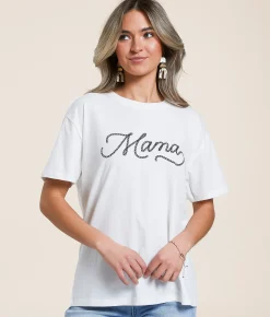Z Supply Lounge Mama T-Shirt Sea Salt Discount