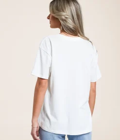 Z Supply Lounge Mama T-Shirt Sea Salt Discount