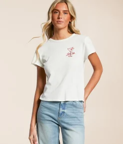 Z Supply Love Club T-Shirt Sea Salt Outlet