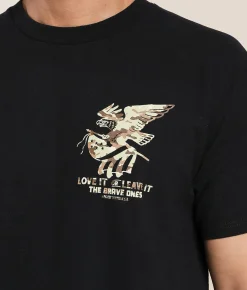Tops|Graphic T-Shirts | The Brave Ones Love It Or Leave It T-Shirt Black