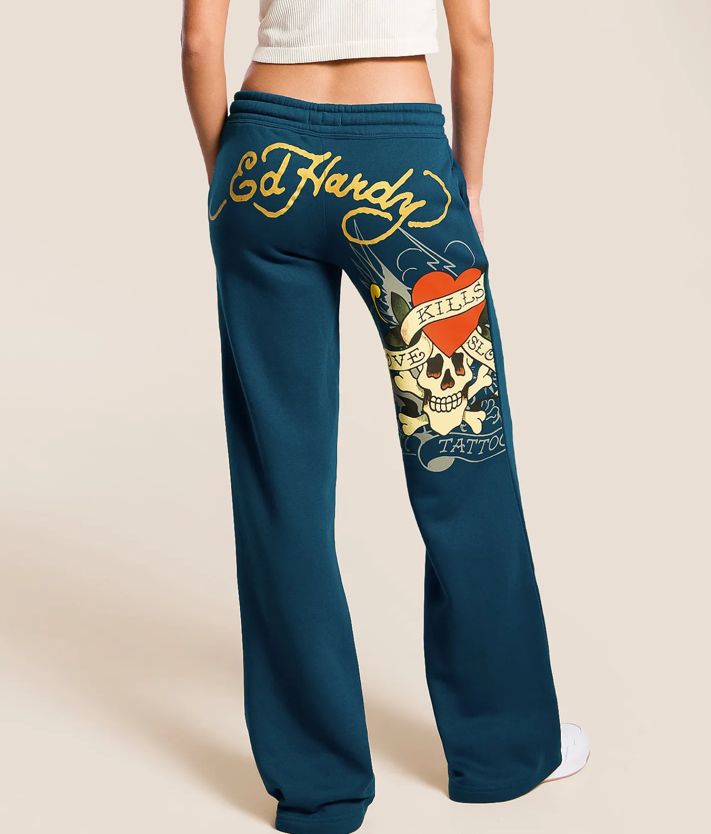 Ed Hardy Love Kills Slowly Sweatpant Sapphire Sale