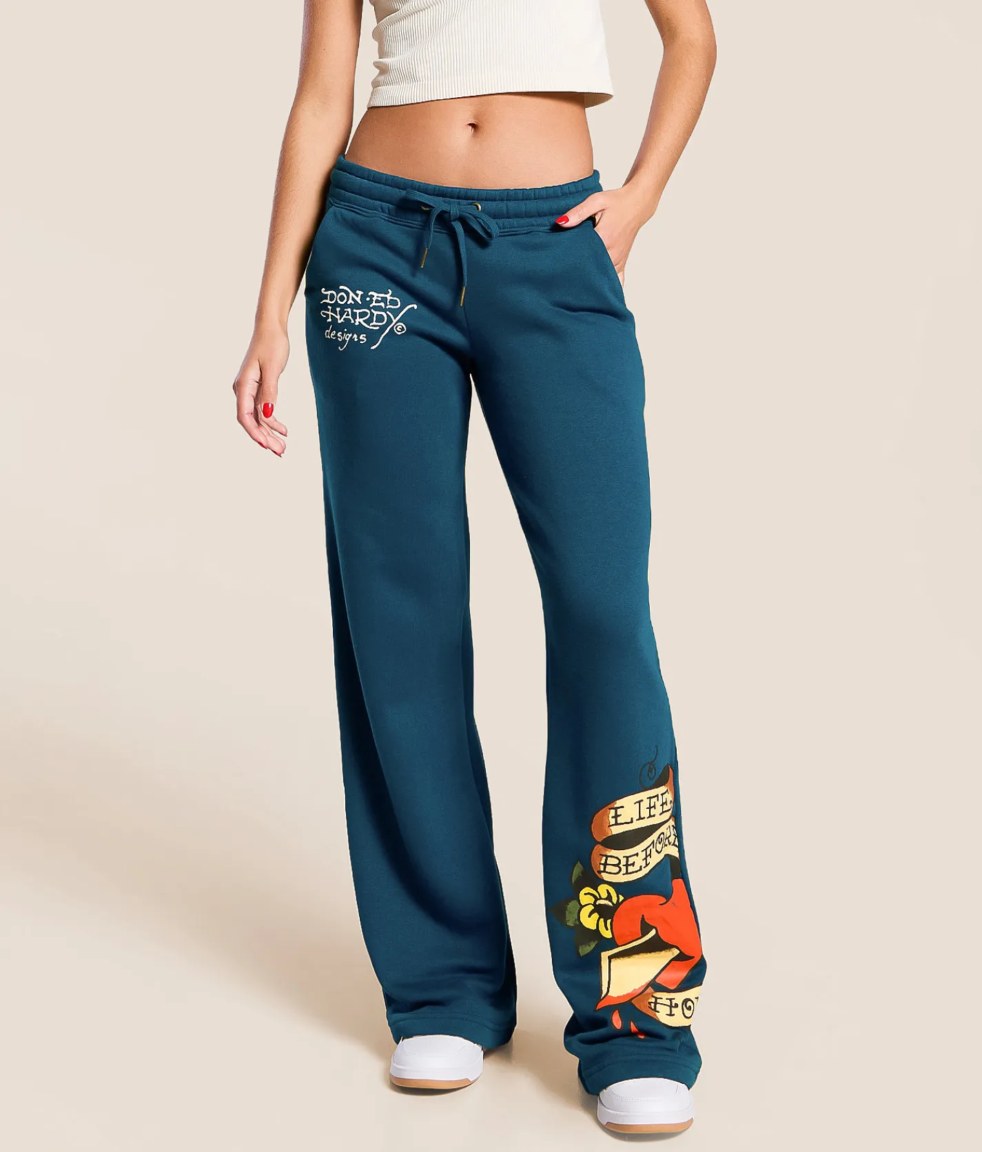 Ed Hardy Love Kills Slowly Sweatpant Sapphire Sale